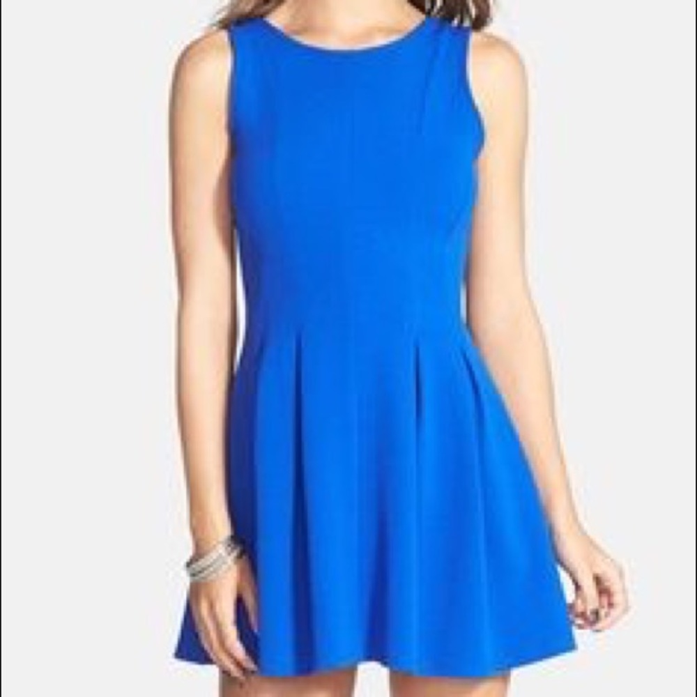 Bailey Blue Royal Blue Skater Dress - Nordstrom